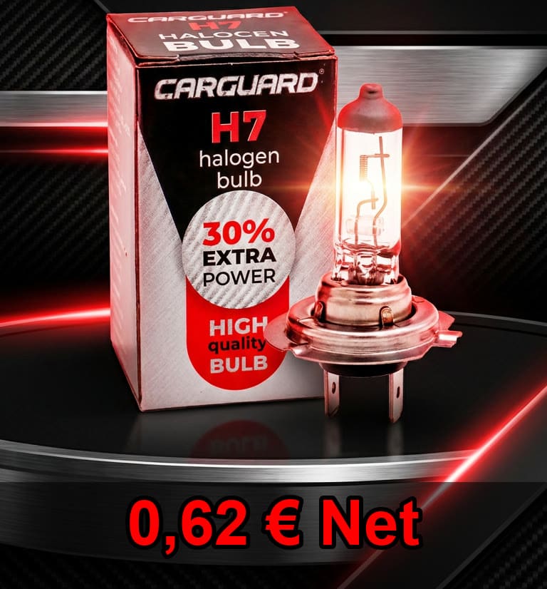 Halogénová žiarovka H7 CARGUARD